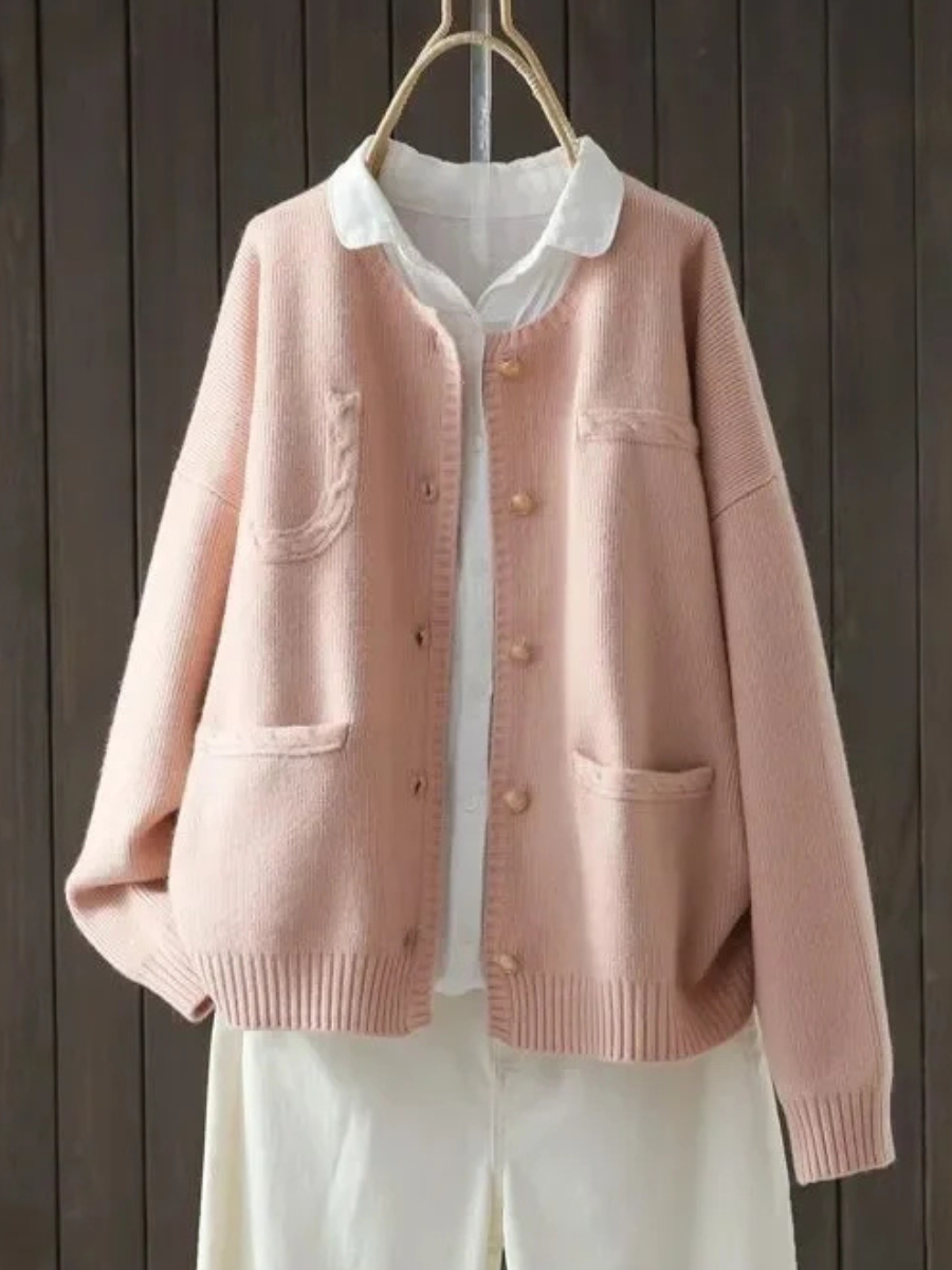 Cardigan Doux à Poches Camille