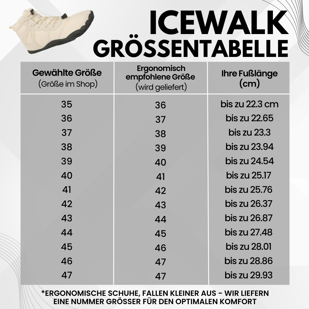 IceWalk – Chaussures Thermiques Imperméables Barefoot