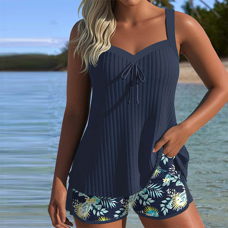 Solea | Tankini Court à Rayures