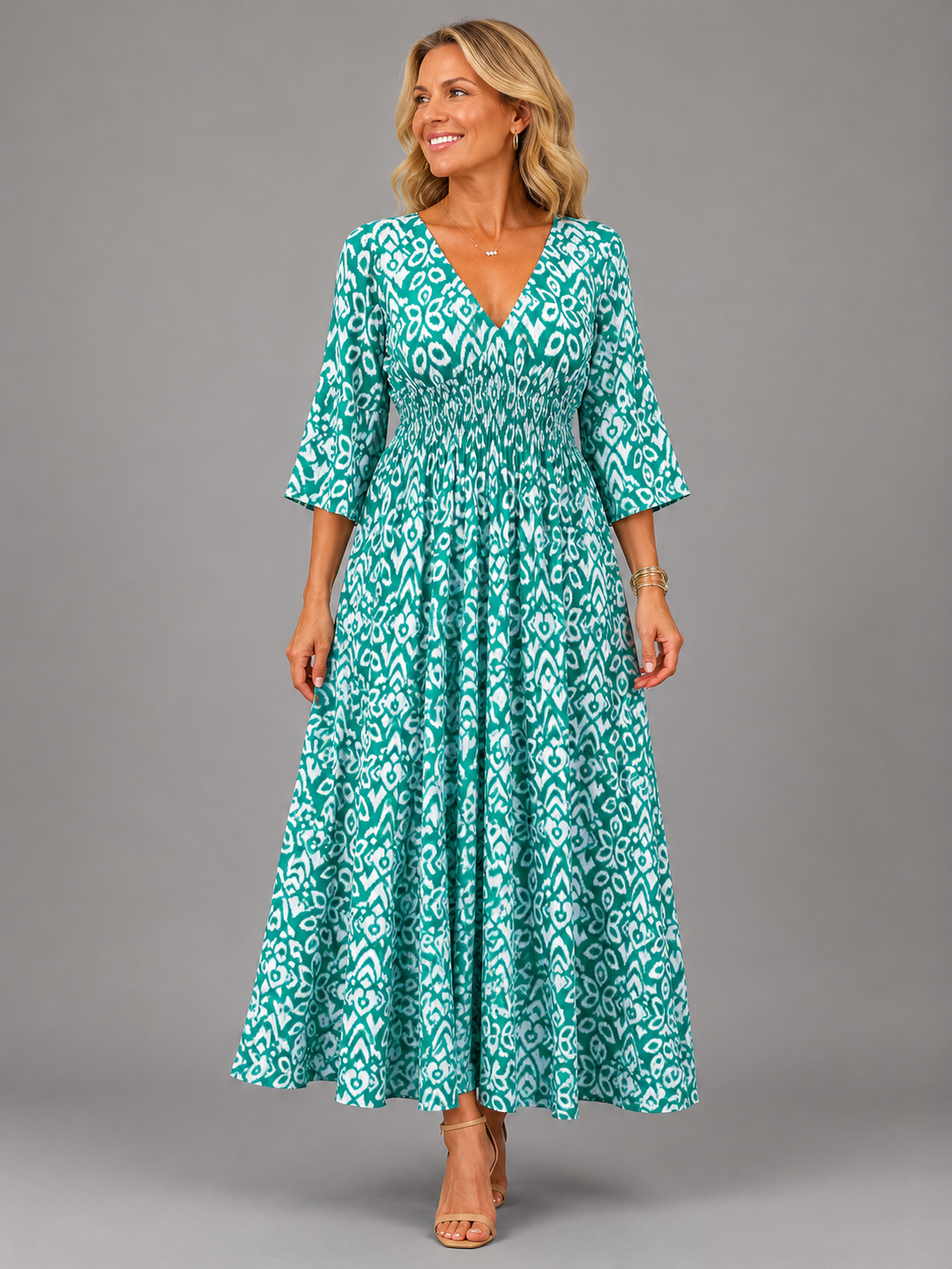Althea™ | Robe Midi Boho Chic
