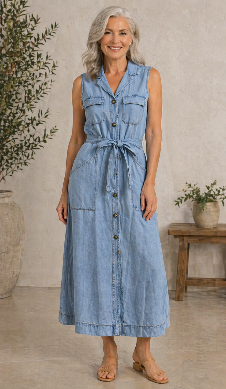 Susan | Robe en Denim