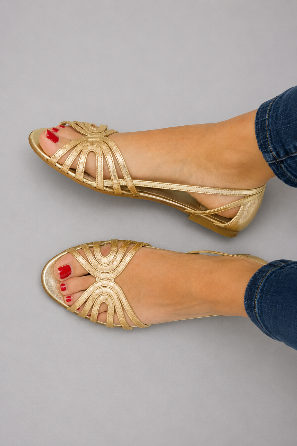 Éléonore™ | Sandales en Sable Doré d'Été