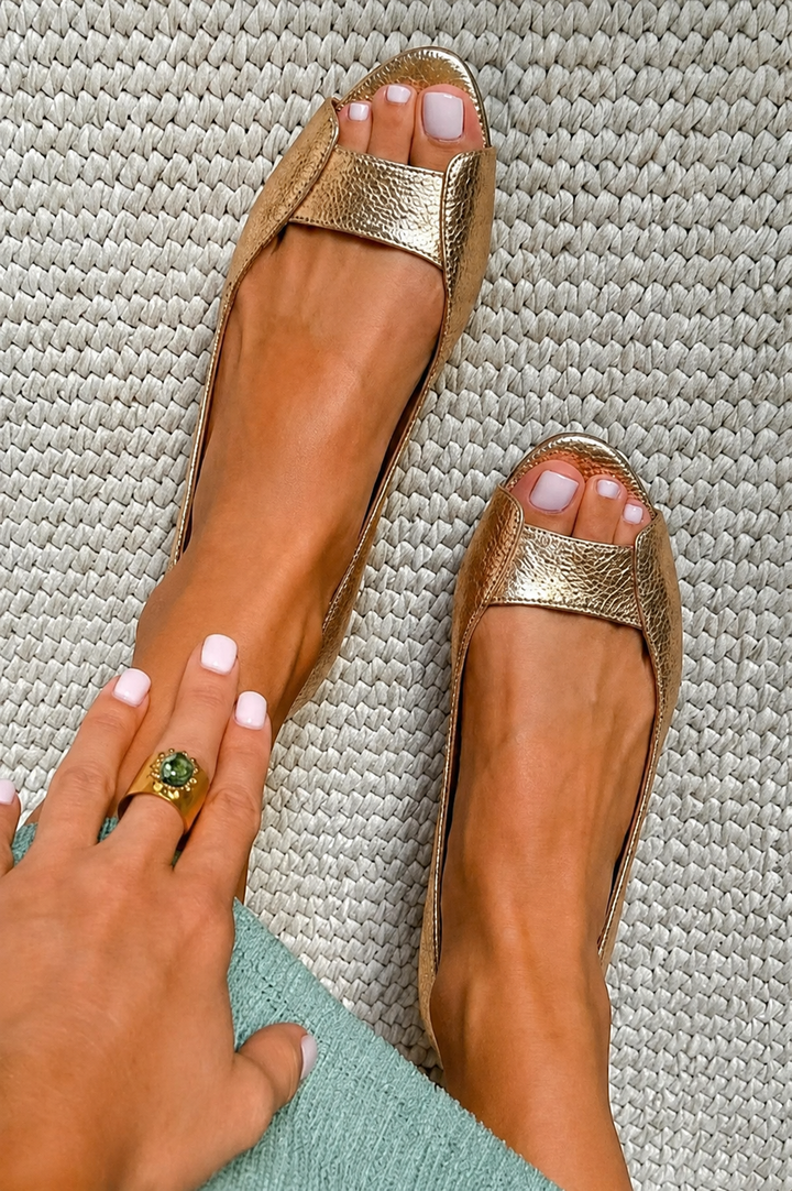 Adelina™ | Sandales Chic Confort Or