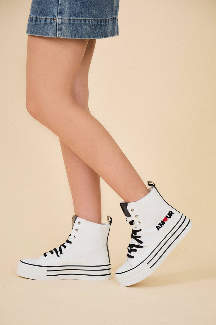 Lilith | Baskets à Talon Wedge