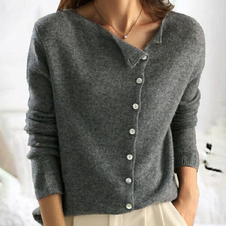 Maia | Cardigan doux avec élégante fermeture à boutons