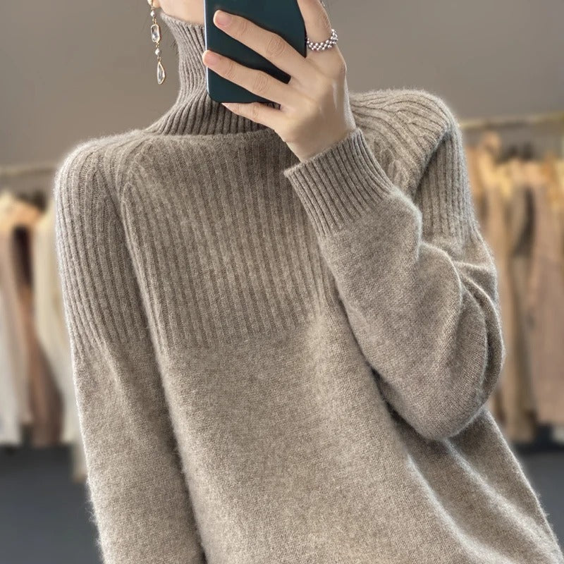 Edita - Pull à col montant pour femmes