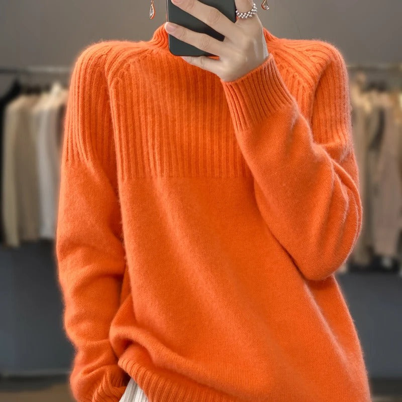 Edita - Pull à col montant pour femmes