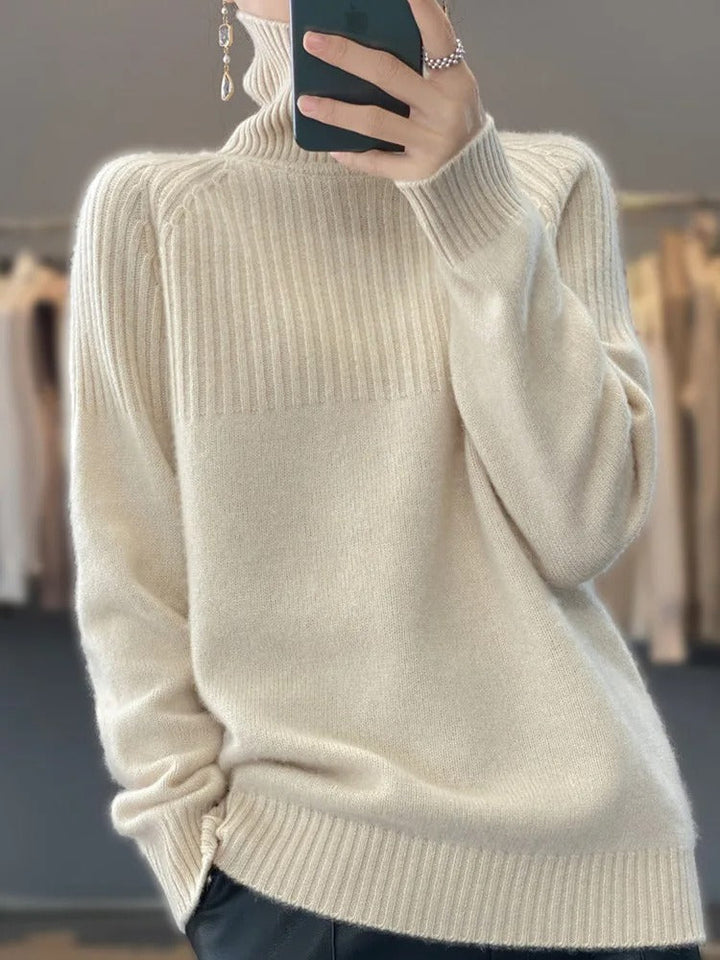 Edita - Pull à col montant pour femmes