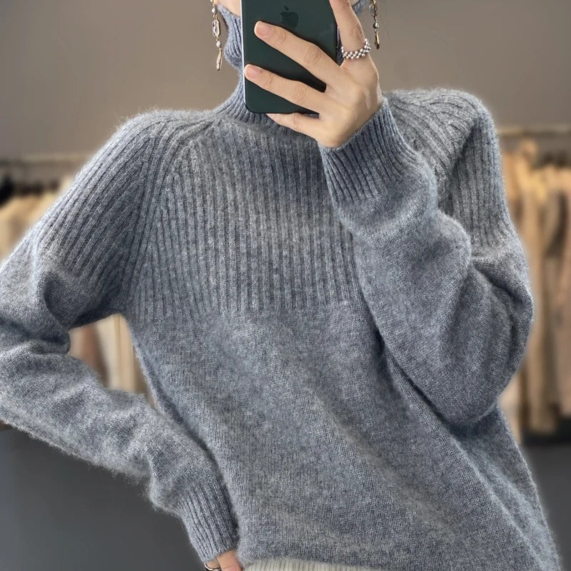 Edita - Pull à col montant pour femmes