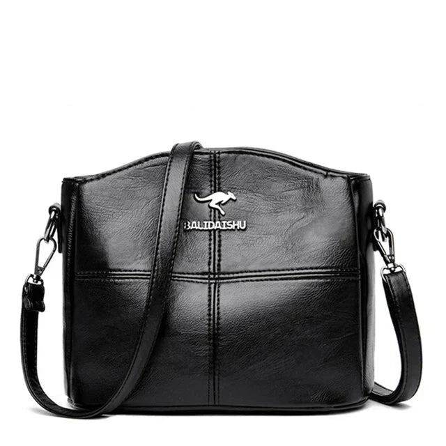 Sac Tote et Crossbody Élégant en Cuir Brodé pour Femmes