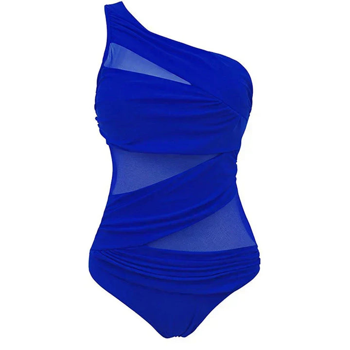 Nayla | Votre Élégant Maillot de Bain à Épaule Unique en Tailles Confortables