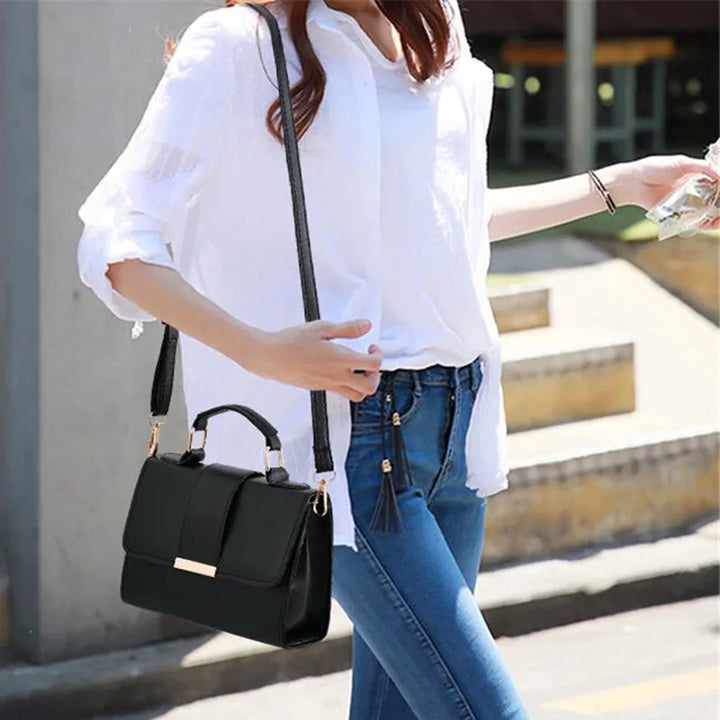 Sac à épaule chic rétro pour femmes - Cuir PU de haute qualité