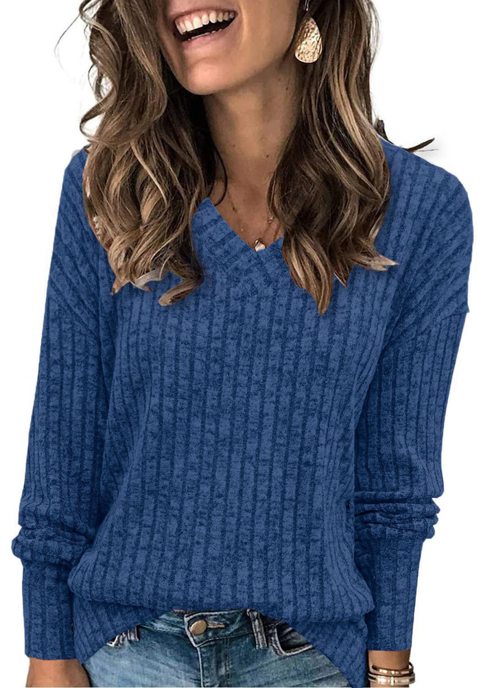 EVELYN™ | Pull léger oversized à col V pour femmes