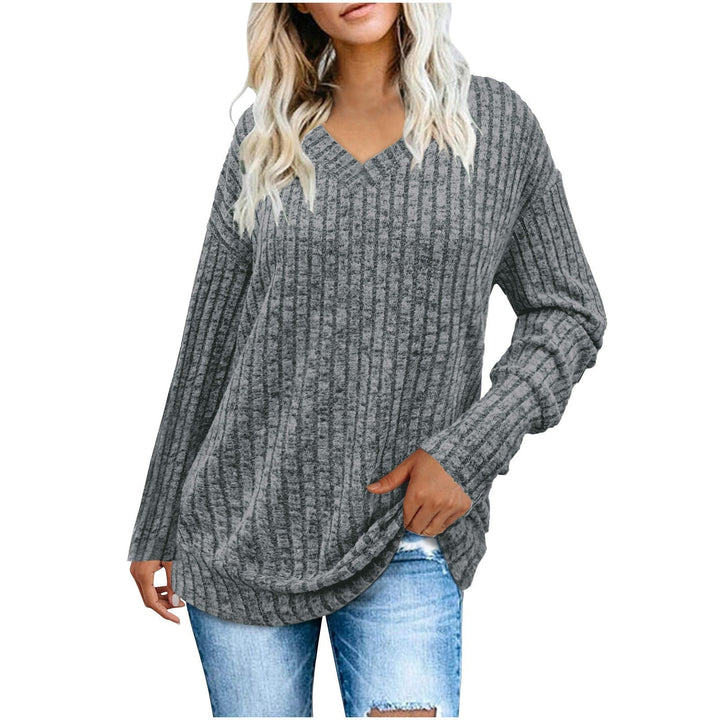 EVELYN™ | Pull léger oversized à col V pour femmes