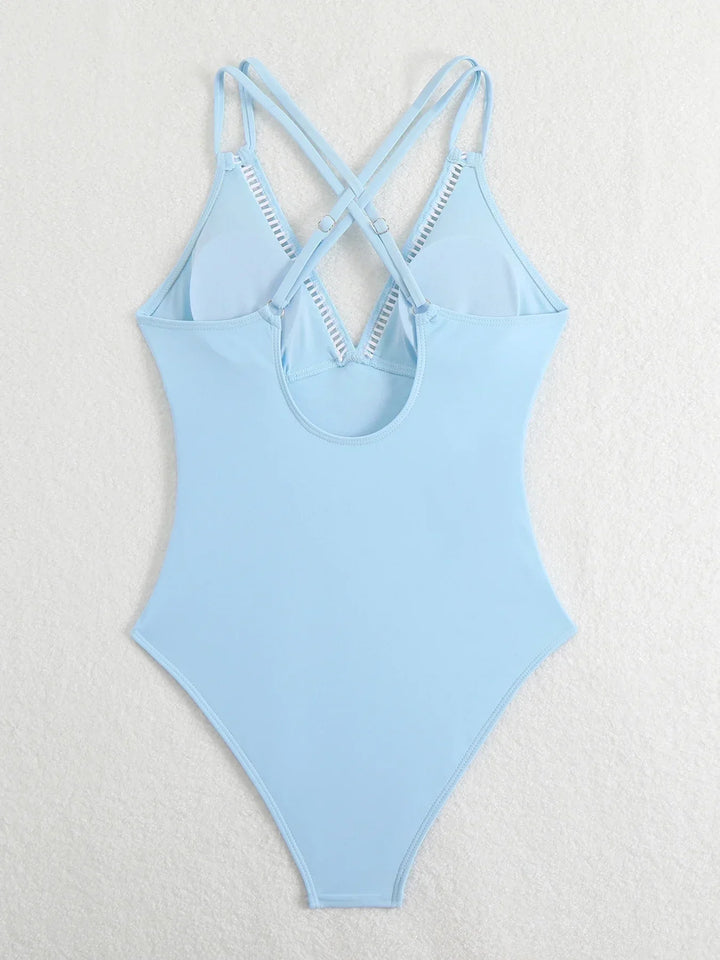 Alessia | Maillot de Bain Une Pièce avec Dos Croisé