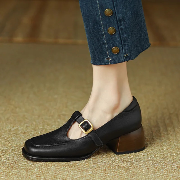 Ysolenne | Classiques élégants escarpins T-Strap