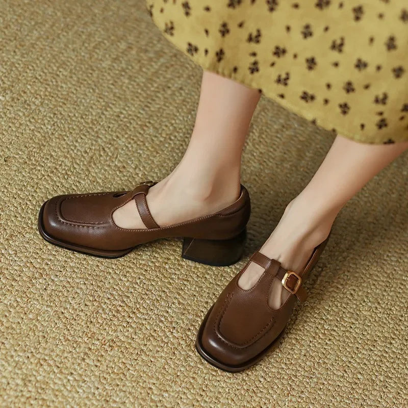 Ysolenne | Classiques élégants escarpins T-Strap