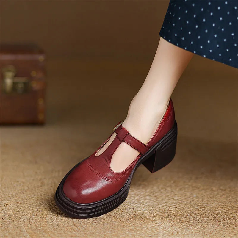 Barbara | Chaussures à talons Chunky Mary Janes