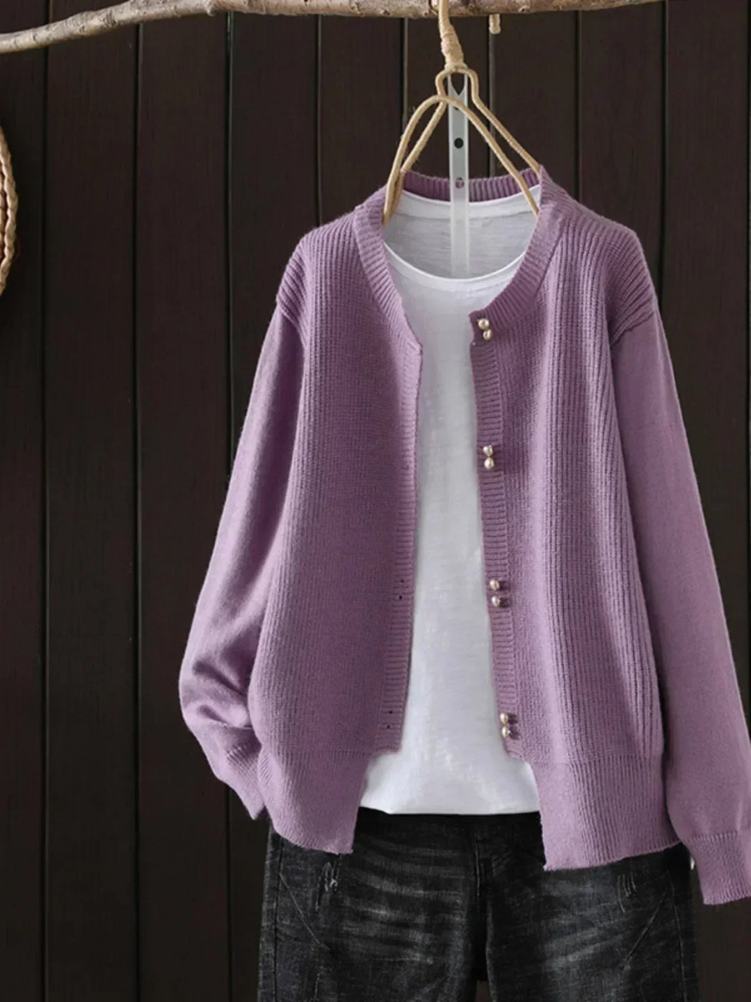 Cardigan Boutons Nacrés Véronique