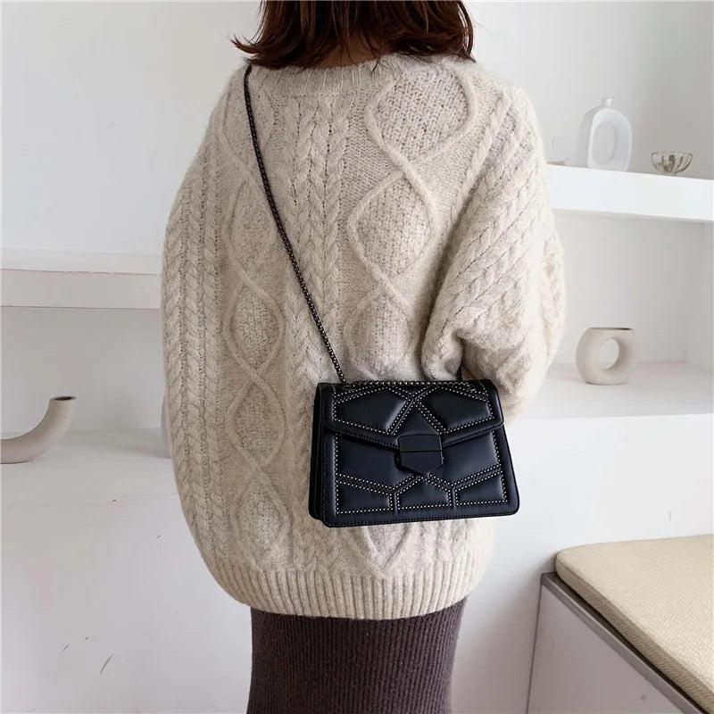Sac à Bandoulière Élégant - Mode en Cuir PU