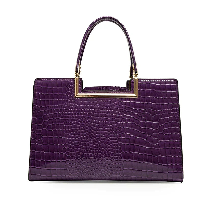 Ensemble de Sac à Main et Portefeuille en Cuir