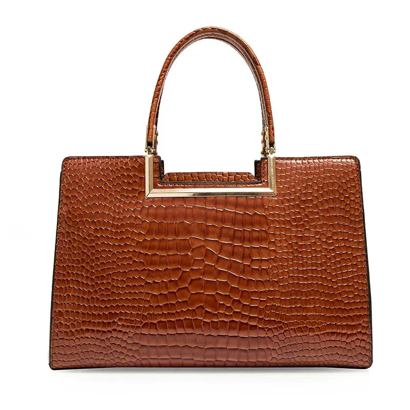 Ensemble de Sac à Main et Portefeuille en Cuir