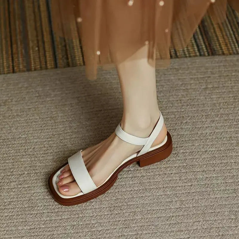 BIANCA | Sandales Élégantes avec Confort Quotidien et Style Intemporel