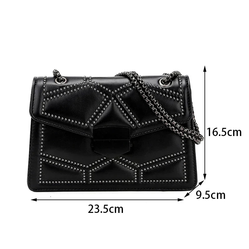Sac à Bandoulière Élégant - Mode en Cuir PU
