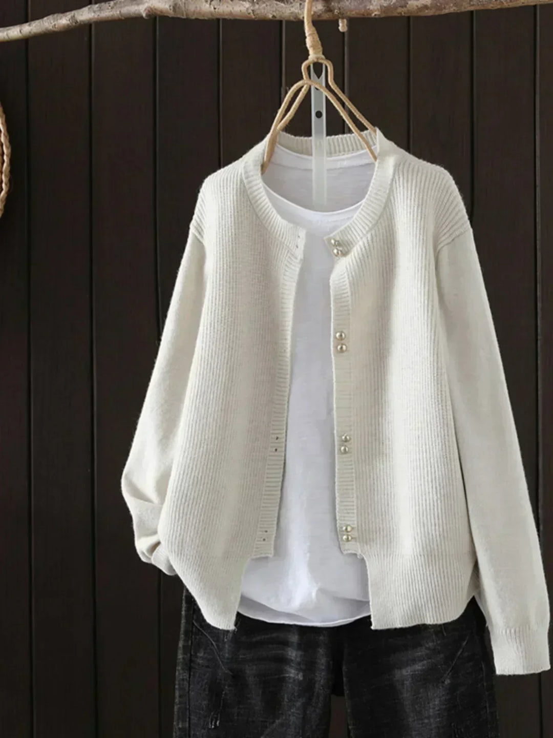 Cardigan Boutons Nacrés Véronique
