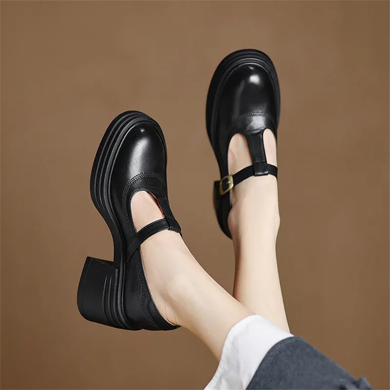 Barbara | Chaussures à talons Chunky Mary Janes
