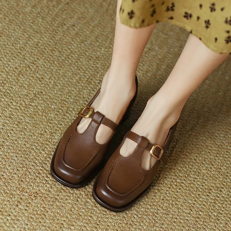 Ysolenne | Classiques élégants escarpins T-Strap