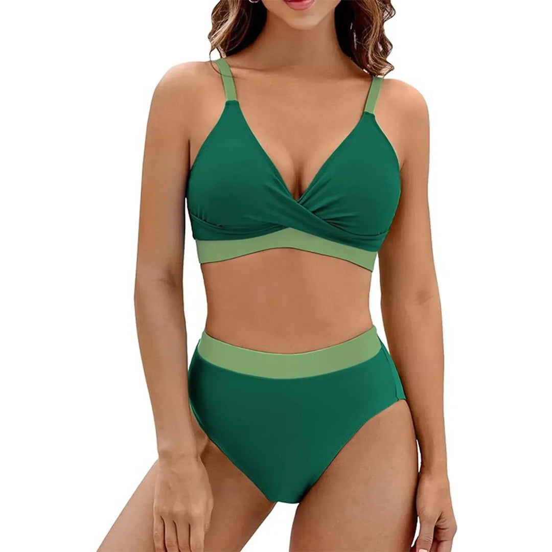 Sarena | Votre bikini sculptant pour le ventre avec un élégant décolleté en V
