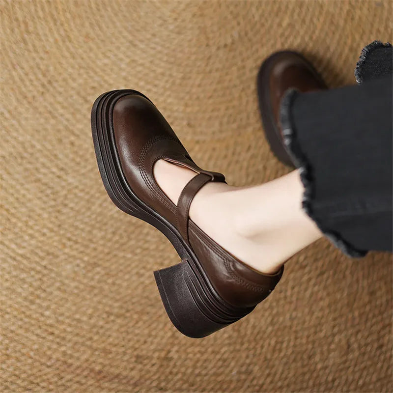 Barbara | Chaussures à talons Chunky Mary Janes