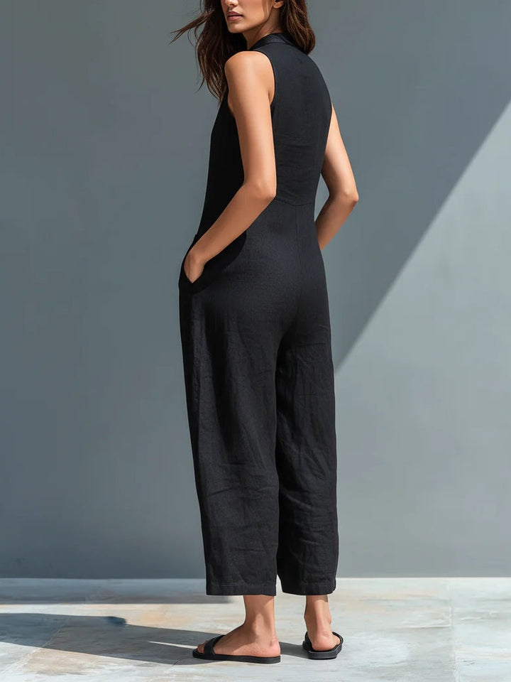 Lotte™ | Salopette Minimaliste Sans Manches