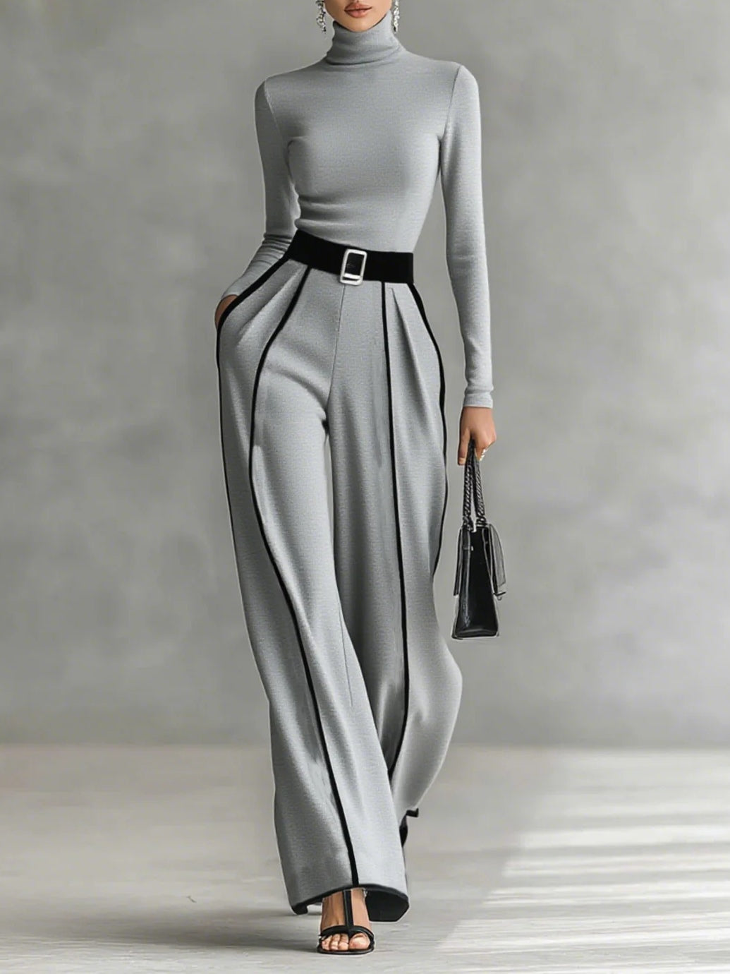 Vera™ | Ensemble élégant avec des détails contrastés