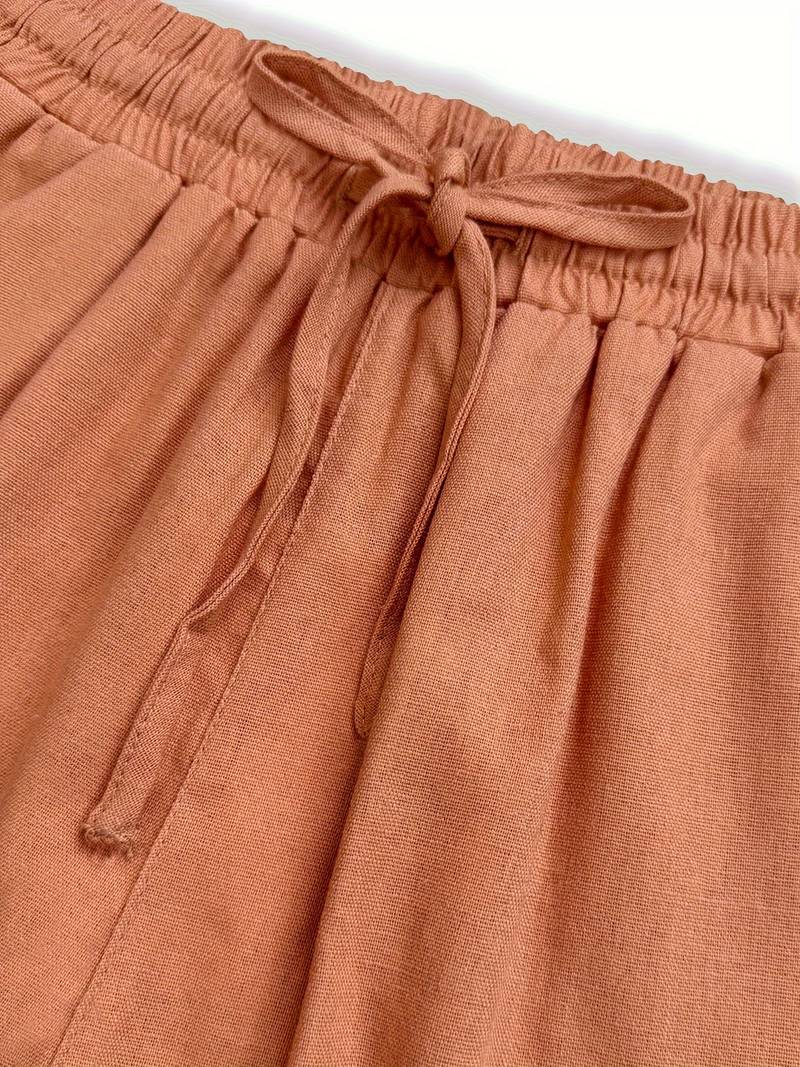 Tina - Pantalons en Lin Relax