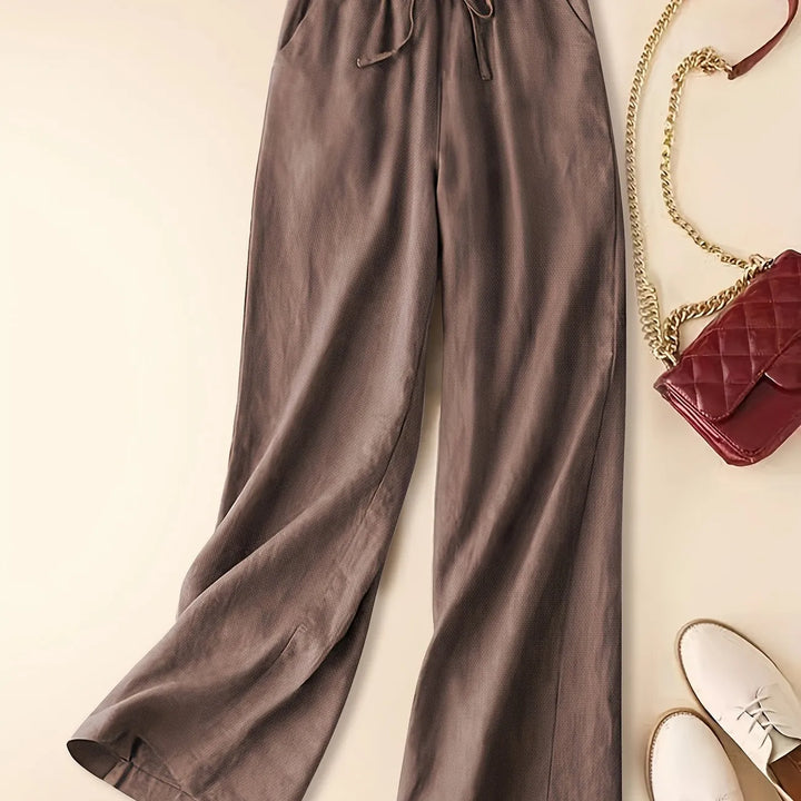 Tina - Pantalons en Lin Relax