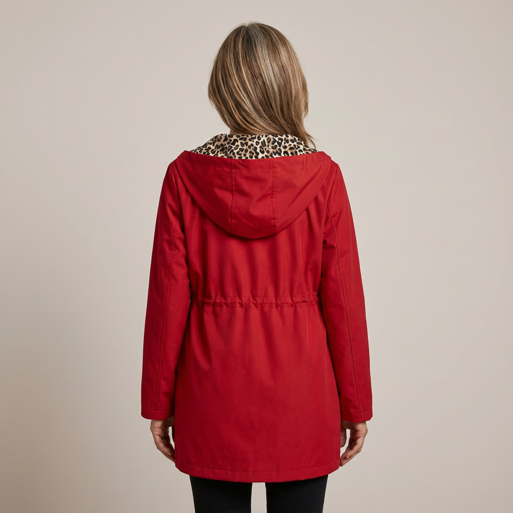 Manteau à Capuche Réversible