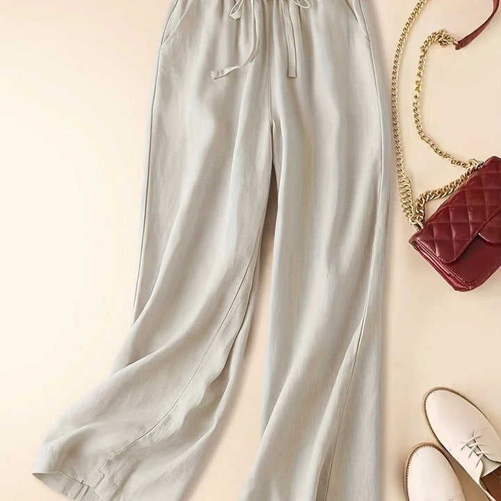 Tina - Pantalons en Lin Relax