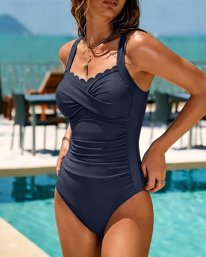 Lucia | Maillot de Bain Une Pièce Croisé Slim