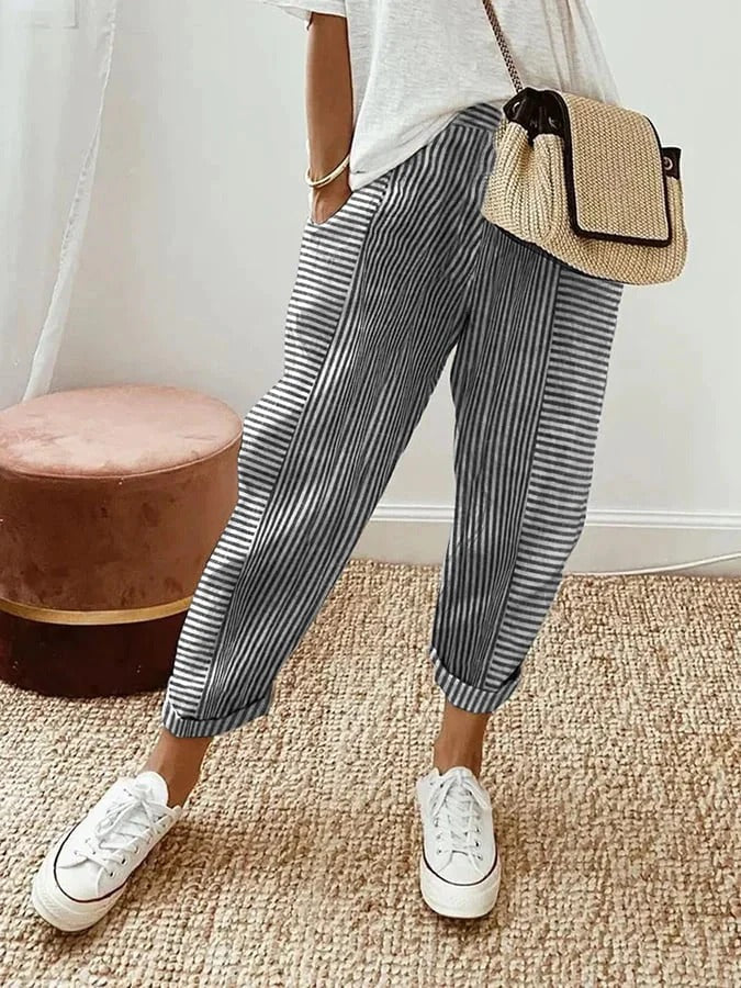 Lola | Pantalons d'Été Décontractés à Coupe Largement