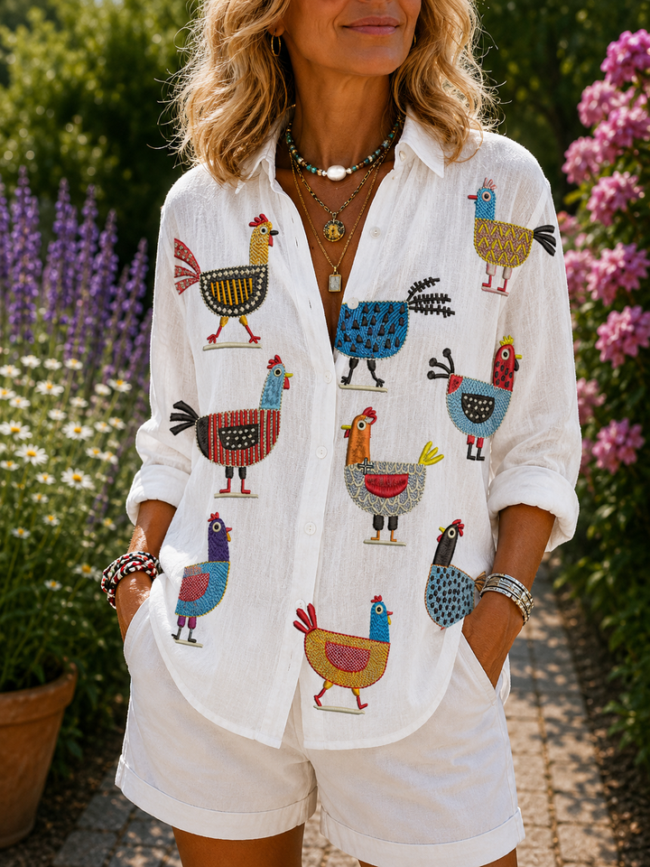Ingrid | Blouse Gallines Joyeuses