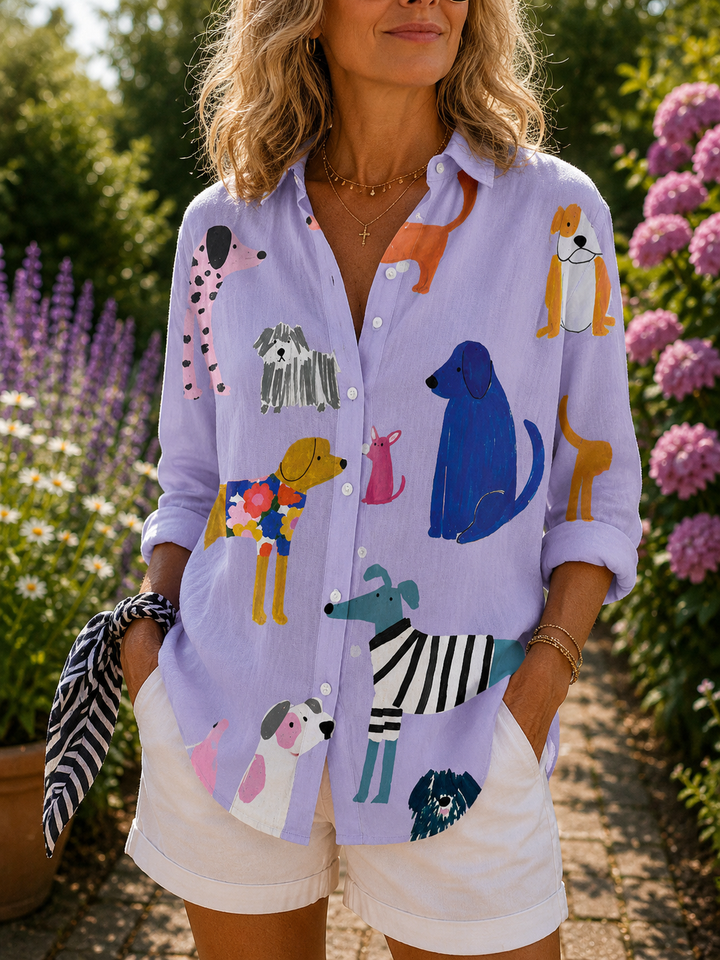 Florence | Blouse Chiens Joyeux