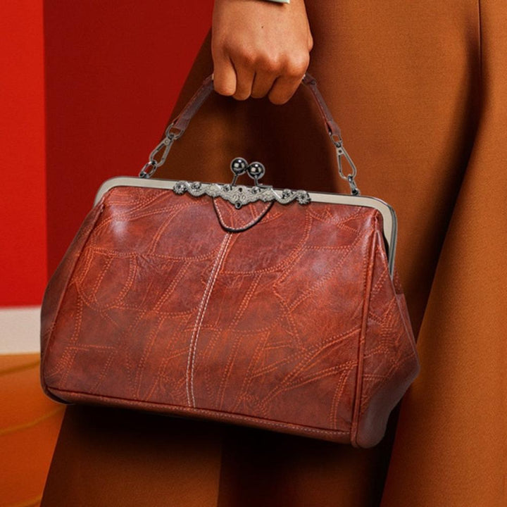 Sac vintage avec fermeture à pression