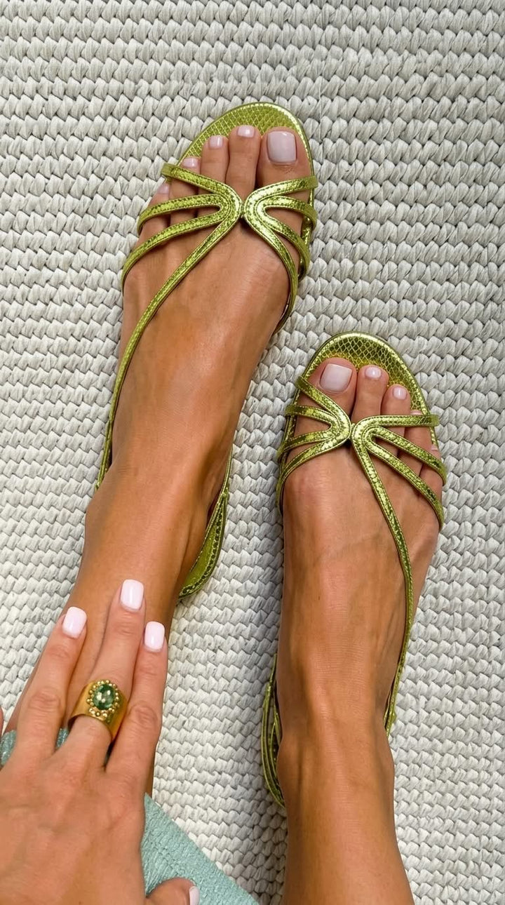 Camille™ | Sandales d'été élégantes dorées