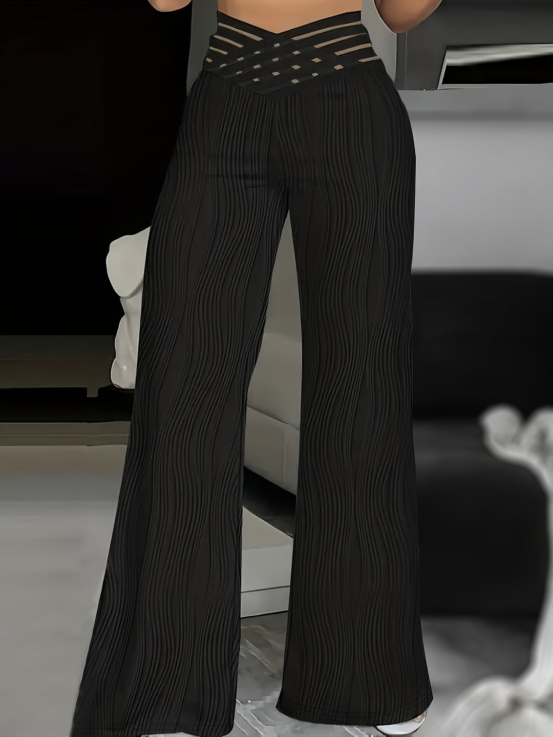 Emma | Pantalons Taille Haute Croisés