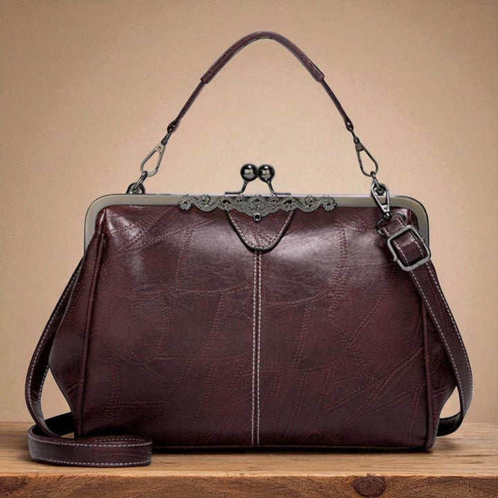 Sac vintage avec fermeture à pression