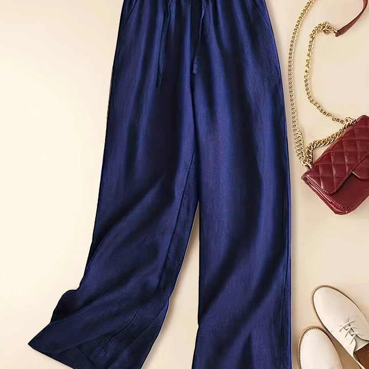 Tina - Pantalons en Lin Relax