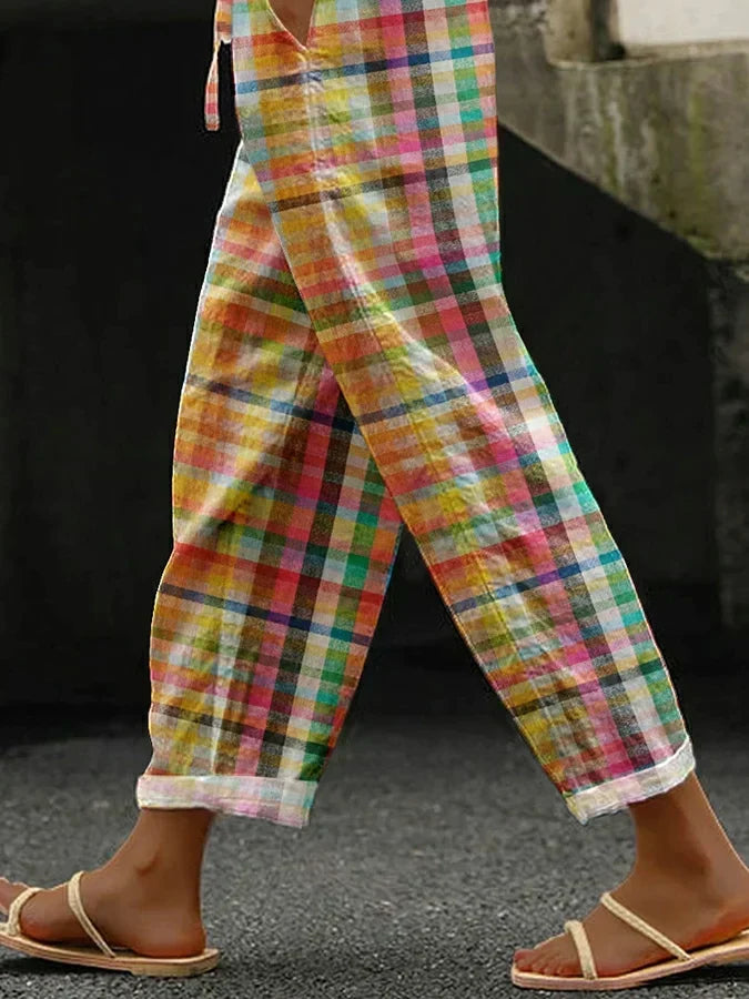 ZENARIA – PANTALONS RAYÉS CONFORTABLES