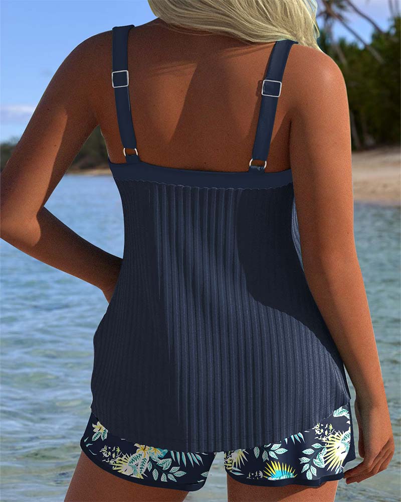 Solea | Tankini Court à Rayures